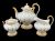 Opulent Meissen “Gold Leaf/Golden Baroque” Tea Set, Germany, 20th Century