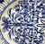 Renaissance Inspired Blue And White Oval Platter