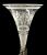 Renaissance Revival Victorian Era Glass And Metal Vases, circa 1870-80