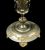 Renaissance Revival Victorian Era Glass And Metal Vases, circa 1870-80