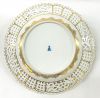 Reticulated Meissen Pastoral Cabinet Plate﻿