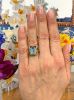 Retro 5.79ct Aquamarine Solitaire Ring in 14kt Yellow Gold