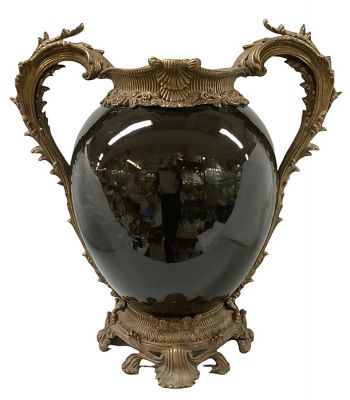 Rococo Inspired Pottery Urn