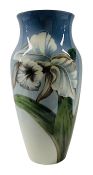 Royal Copenhagen Hand Painted White Lily Vase, circa 1969-73