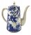 Royal Crown Derby Blue Mikado Coffee Pot, Dated 1948