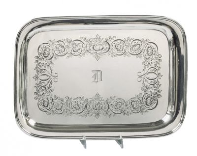 Ryrie Brothers Sterling Silver Dresser Tray, circa 1910-20