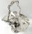 Art Nouveau Silver Plate Brides Baskets, American, circa 1900-15
