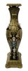 Decorative Earthenware Vase With Bronze Mounts, 20th Century