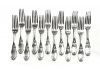 Tiffany & Co. Antique Sterling Silver Forks, “Grecian” Pattern, Registered 1880