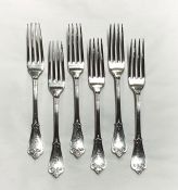 Tiffany & Co. Sterling Silver “Tiffany” Pattern Luncheon Forks, circa 1904