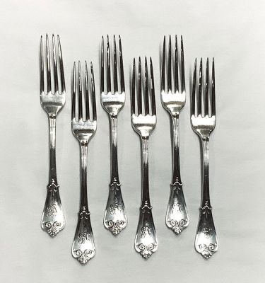 Tiffany & Co. Sterling Silver “Tiffany” Pattern Luncheon Forks, circa 1904