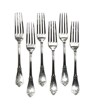 Tiffany & Co. Sterling Silver “Tiffany” Pattern Luncheon Forks, circa 1904