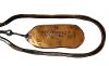 Rafael Brass and Glass Medallion Pendant and Necklace