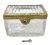Unsigned Baccarat Cut Crystal Comfit Box, French, circa 1860