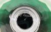 Val St. Lambert Green Cut To Clear Crystal Pedestal Comport, circa 1970