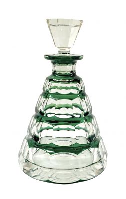Val St. Lambert Muscadet Pattern Crystal Decanter, circa 1930-63