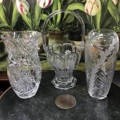 Vases And Glass Basket
