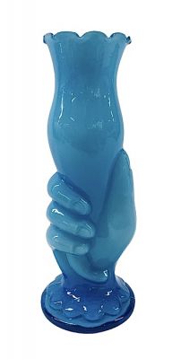 Victorian Cased Glass Hand Vase