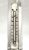 Victorian Crystal Obelisk Form Table Thermometer