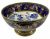 Victorian Doulton Burslem Pedestal Bowl, “Gloire De Dijon” Pattern, circa 1897-1901