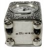 Victorian English Silver Carriage Clock