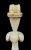 Victorian Hand Enamelled Bristol Glass Scent Bottle, Mid 19th Century