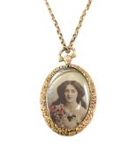 Victorian Locket Pendant and Chain