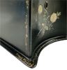 Victorian Papier-Mâché Tea Caddy With Graceful Concave Front Panel, circa 1850
