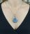 Victorian Seed Pearl and Garnet Locket Enamel Pendant