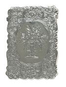 Victorian Sterling Silver Bank/Business Card Case, Birmingham 1859