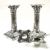 Victorian Sterling Silver Corinthian Column Candlesticks, Circa, 1891 