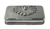 Victorian Sterling Silver Stamp Box, circa 1890