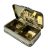 Victorian Sterling Silver Stamp Box, circa 1890