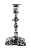 Victorian Sterling Silver Taper Stick, Fully Hallmarked For London 1887