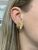 Vintage Diamond Fan Shaped Earrings