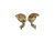 Vintage Diamond Fan Shaped Earrings