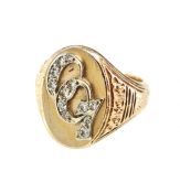 Vintage 007 Diamond Ring