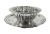 Vintage 800 Fine Silver Finger Bowls & Stands
