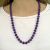 Vintage Amethyst Bead Necklace