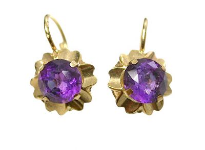 Vintage Amethyst Earrings