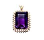 Vintage Amethyst Pendant