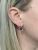 Modern Amethyst and Diamond Earrings