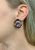 Vintage Amethyst and Emerald Earrings