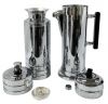 Nightmare Alley Prop - Vintage Art Deco Chrome Cocktail Shakers, American, circa 1930s