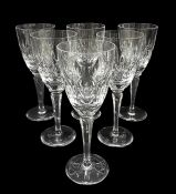 Vintage Atlantis Crystal Wine Glasses In The Marquise Pattern