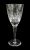 Vintage Atlantis Crystal Wine Glasses In The Marquise Pattern