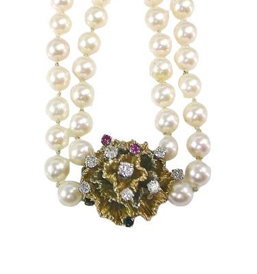 Vintage Cultured Pearl Necklace