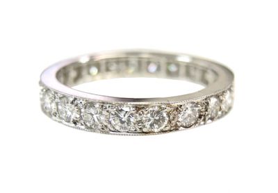Vintage Diamond Eternity Band