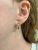 Vintage Diamond Stylized Hoop Earrings