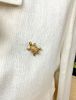 Vintage Diamond Turtle Brooch